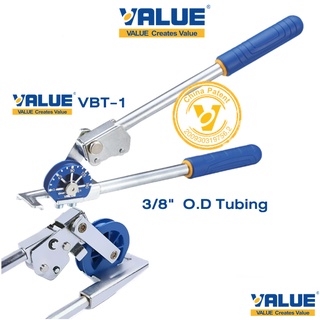 เบนเดอร์ดัดท่อ ทองแดง ดัดท่อแป๊ป  Value VBT-1  Tube Bender  0~180° For 3/8" O.D Tubing