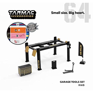 Tarmac Works 1/64 : T64A-001-RWB : Garage Tool Sets RWB