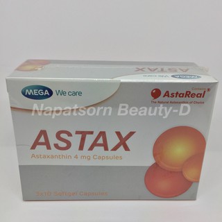 Mega We Care ASTAX Astaxanthin 4 mg.