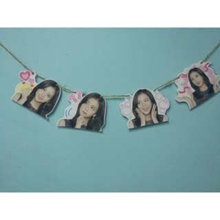 Black pink รูปพลาสติก ติดตกแต่งผนังงาน. DIY ชุด 4 ตัวคละรูป เมมเบอร์