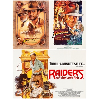 โปสเตอร์ Indiana Jones ขุนทรัพย์สุดขอบฟ้า ขนาด 11.5 X 16.5 นิ้ว (A3)