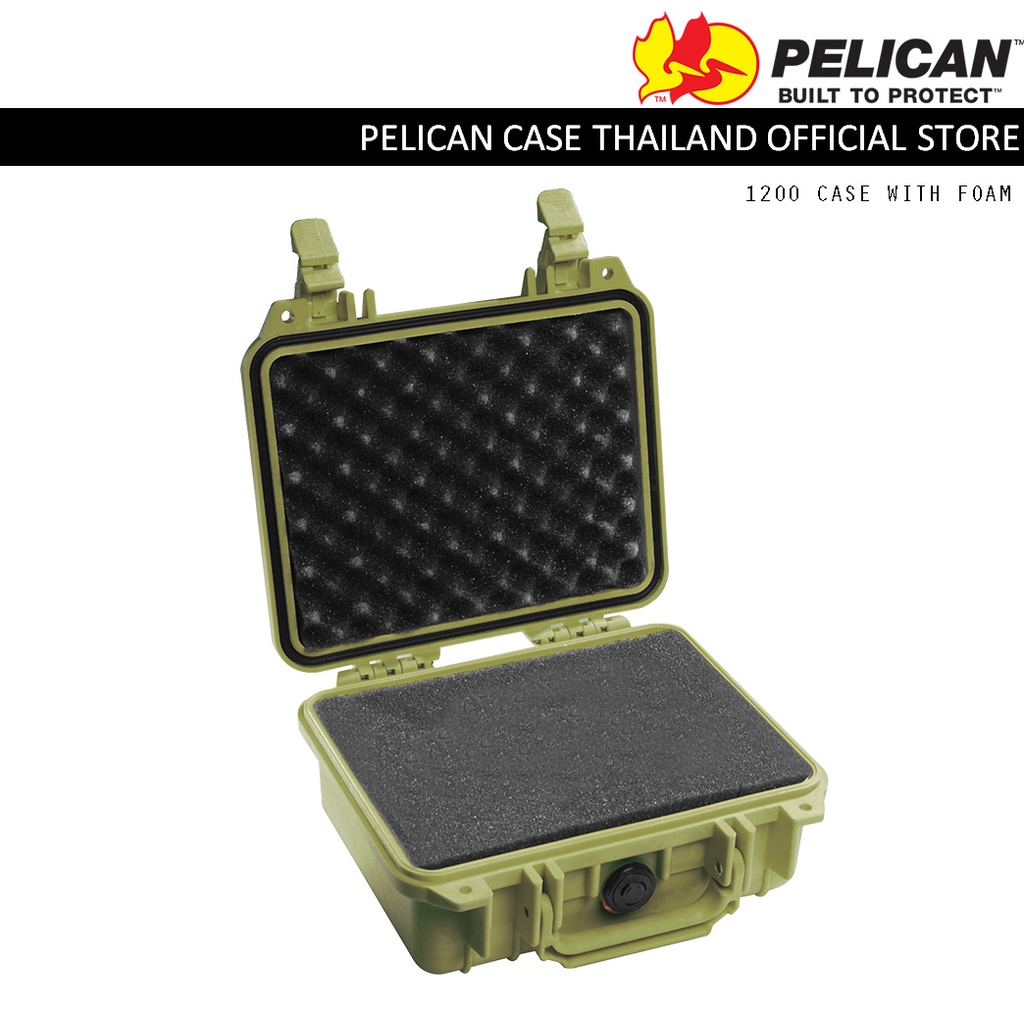 Pelican 1200 case with Foam - กล่องกันน้ำกันกระเเทก