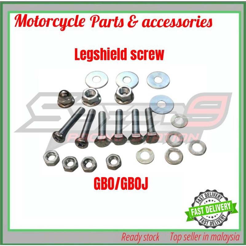 OEM LEG SHIELD SCREW GBO / GBOJ SCREW KEPAK ชิลด์ขาสกรู