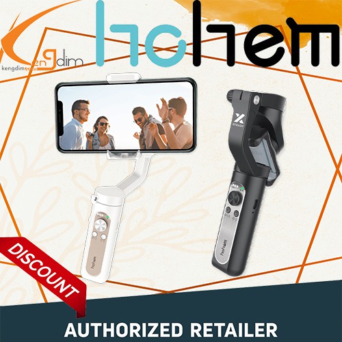 Hohem iSteady X สมาร์ทโฟนพับได้ Gimbal Stabilizer Vlogger Kit