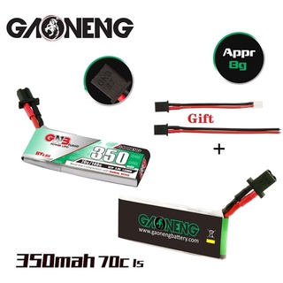 1/2/3/5/10PCS GNB Max 140C HV Lipo แบตเตอรี่ 1S 3.8V 350mAh GNB27 ปลั๊กสำหรับ RC racing Drone DIY อุปกรณ์เสริมเปลี่ยนสปา