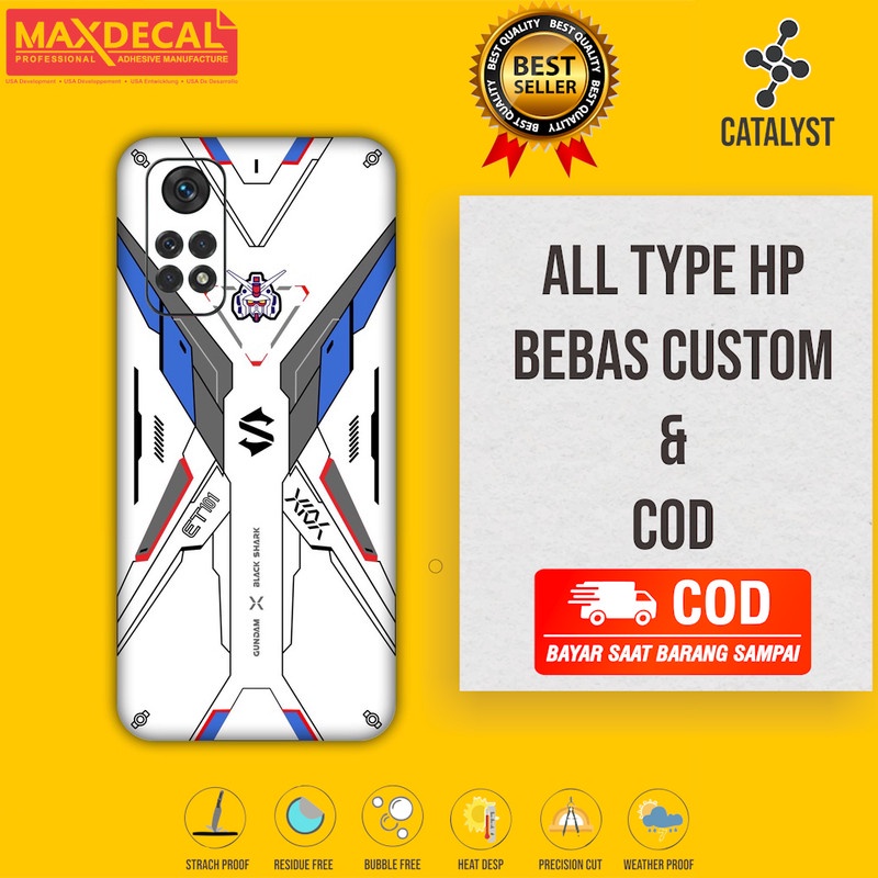 Garskin Redmi Note 11 Fullbody Code Gundam Gaming Series 01 - ปรับแต่งได้ - เคสผิว