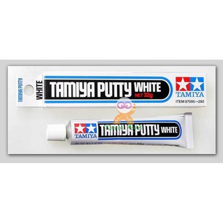 พุตตี้เหลวสีขาว สำหรับอุดร่องหรือรอยประกอบ TA87095 TAMIYA PUTTY (WHITE)