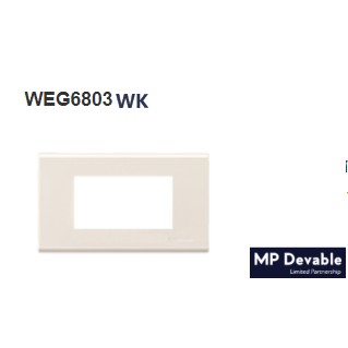 ฝาพลาสติก Panasonic รุ่น WEG6803WK 3 ช่อง