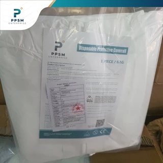 ชุด PPE-XR เนื้อผ้า PP+PE ความหนา 65 แกรม , Type5-Type6 ป้องกันสารเคมีและของเหลว ผ่านมาตรฐานสากล