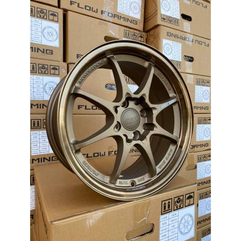 ล้อแม็กใหม่ขาย  CE28 งานKAYS  ขอบ15 กว้าง 7 x 7 - 4รู /100-114.3