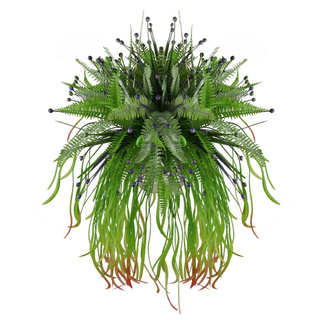 ที่สุด✅  กระเช้าเฟิร์นประดิษฐ์  WACH 16 ARTIFICIAL FERN WITH HANGING BASKET SPRING WACH 16 30X38X30CM สินค้าคุณภาพสูง