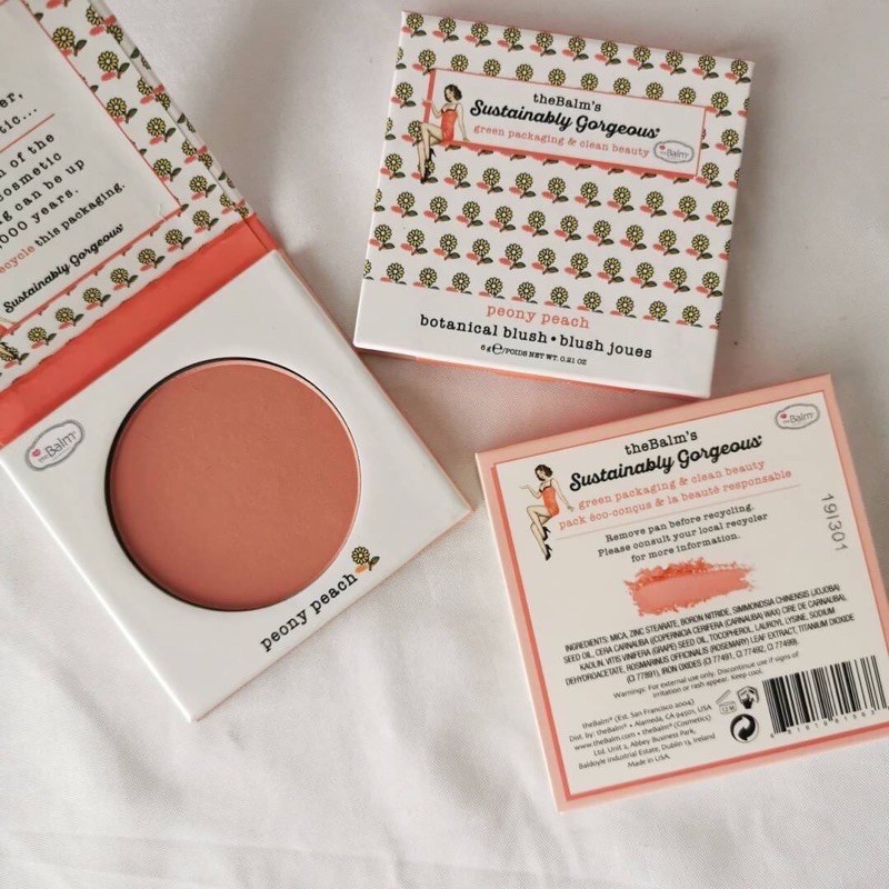 The Balm's Sustainably Botanical Blush Korea Cosmetics