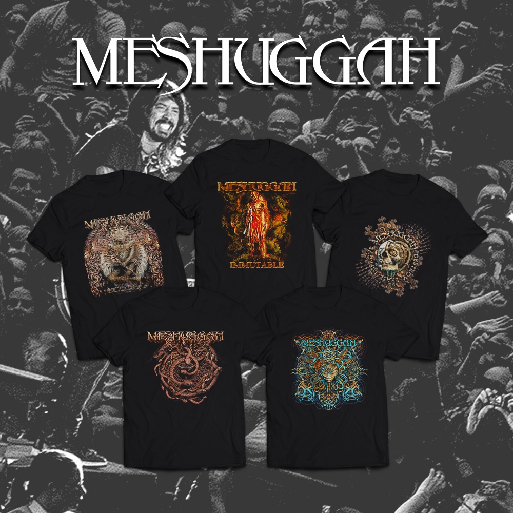 เสื้อยืดวง / ซีรีส์ Meshuggah / เสื้อยืด DTG Kornit