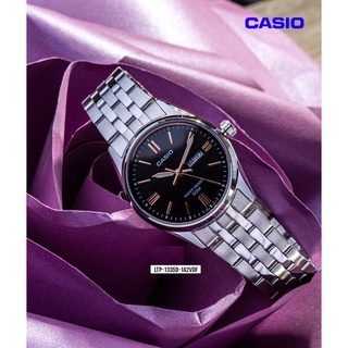 นาฬิกา Casio รุ่น LTP-1335D-1A2 นาฬิกาผู้หญิงสายแสตนเลส กันน้ำ 50 เมตร - มั่นใจ ของแท้ 100% รับประกันศูนย์ CMG 1 ปีเต็ม