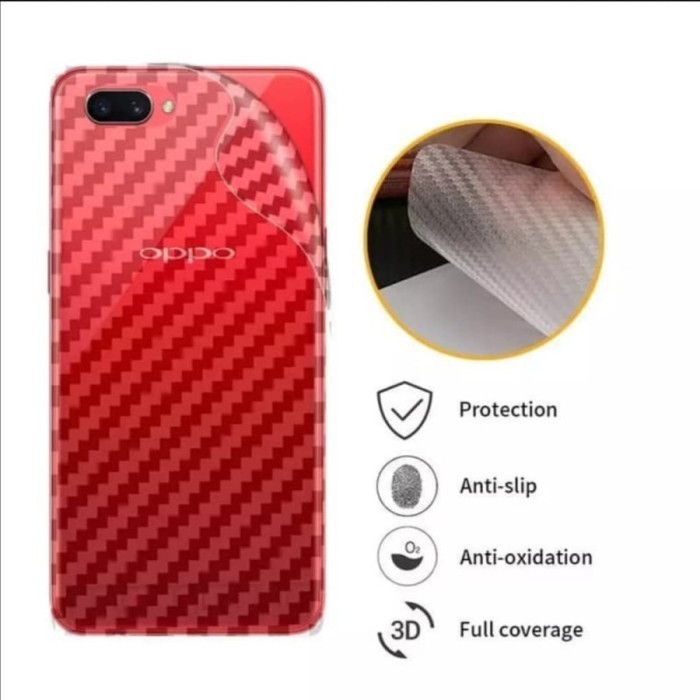GARSKIN Oppo A5S, A7, A7X, A12, F9, A11K, RAELME 2, REALME 2 Pro Skin Carbon
