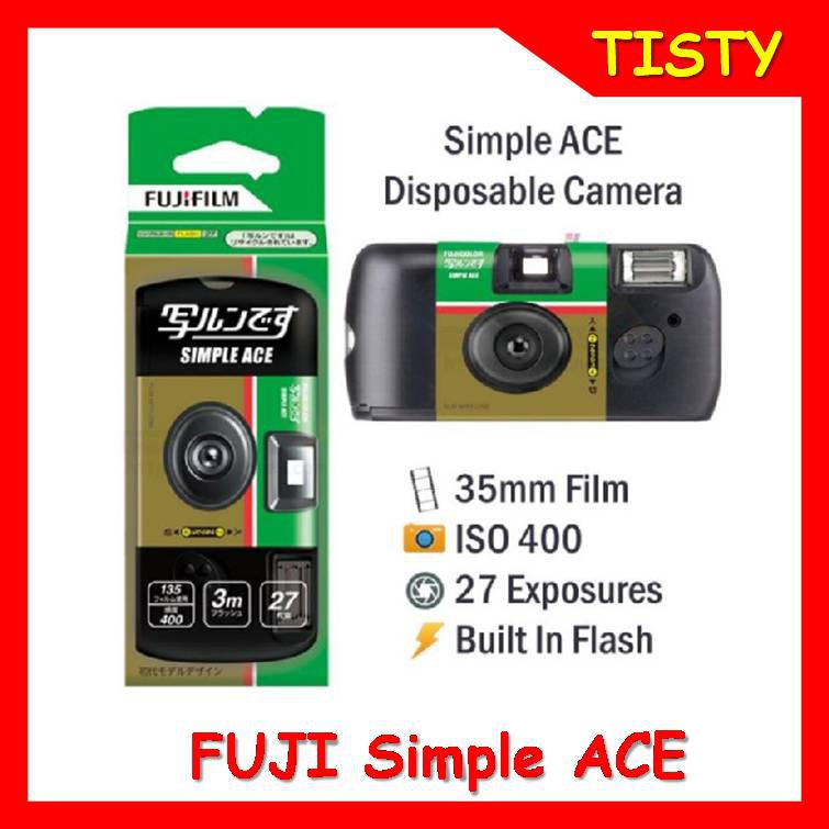 Fujifilm Simple ACE Camera ISO 400 กล้องถ่ายแล้วทิ้ง ถ่ายได้ 27 รูป