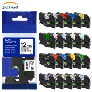 เทปฉลากลามิเนต 9 มม. 12 มม. สําหรับเครื่องพิมพ์ฉลาก Brother …