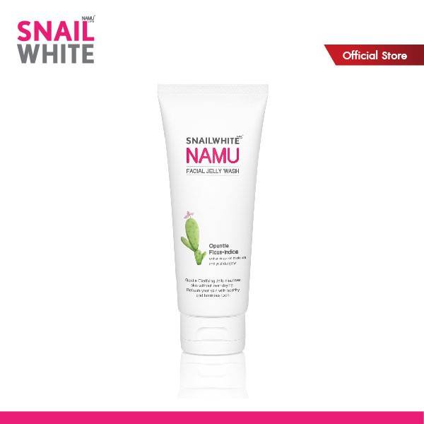 นามุ ไลฟ์ สเนลไวท์  นามุ เฟเชี่ยล เจลลี่ วอช  เจลล้างหน้า Snailwhite Namu Facial Jelly Wash (100ml. 