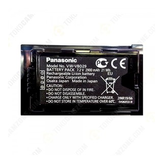 แบตกล้องPANASONIC VW-VBD 29 FOR AG-3DA1/AG-3DA1E/AG-3DA1P/AG-AC90P/AG-AC90PJ/AG-AC90PX/AG-DVX100/AG-DVX100B/AG