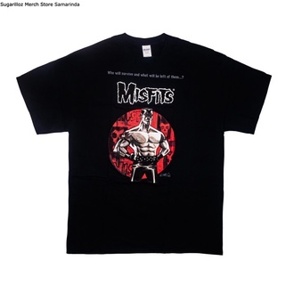 เสื้อยืดโอเวอร์ไซส์เสื้อยืด พิมพ์ลาย Misfits Jerry Only Art - XLS-4XL