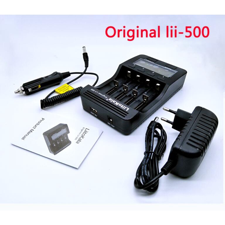 100% Liitokala lii 500 LCD Charger 3.7V 18650 26650 18500 cylindrical lithium batteries, 1.2 V AA AA