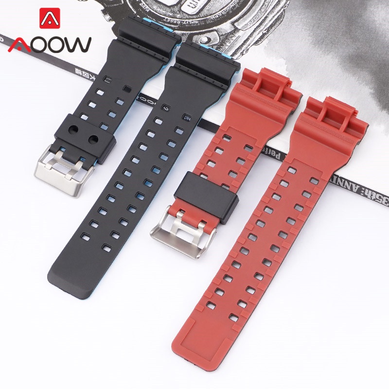 สายนาฬิกาข้อมือเรซิ่น TPU เนื้อแมตต์ กันน้ํา แบบเปลี่ยน สําหรับ Casio G-SHOCK GA-100 110 GD-120 GLS-100
