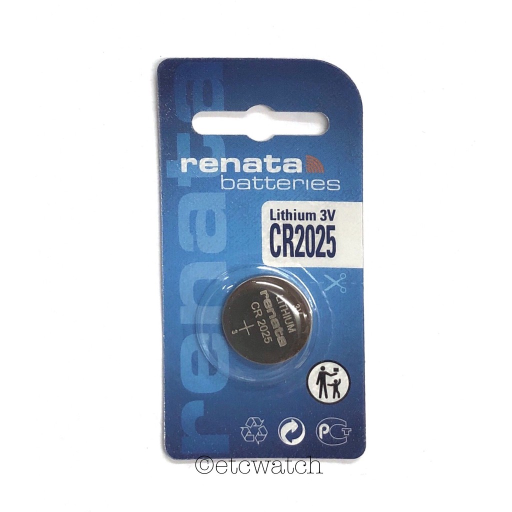 พร้อมส่ง> ถ่านกระดุม Renata CR2025 1 ก้อน ถ่านรีโมทกุญแจ เบนซ์