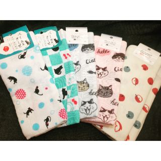 ผ้าขนหนูเช็ดหน้า synapse japan high sense creation Face Towel  ลายแมว