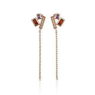 Aevari Sparklers Multi Color Earrings