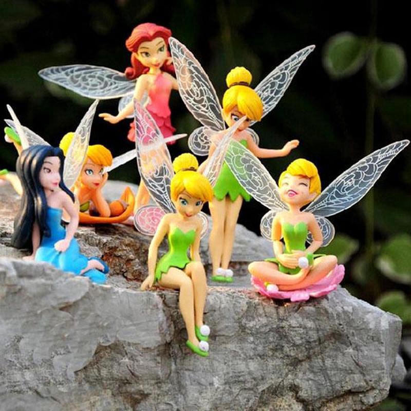 ตุ๊กตาฟิกเกอร์ Tinker Bell Fairies ของเล่นสำหรับเด็ก