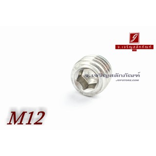 น็อตตัวหนอนสแตนเลส M12x10