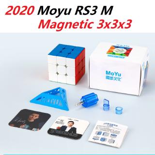 Newest 2020 Moyu RS3M Magnetic 3x3x3 Rubiks Cube RS3 M  Magic Cube Speed Puzzle Toys for Children