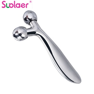 Suolaer 3D Massager Roller V-Shaped ความงามกระชับสัดส่วนนวดหน้ายกเครื่องมือ