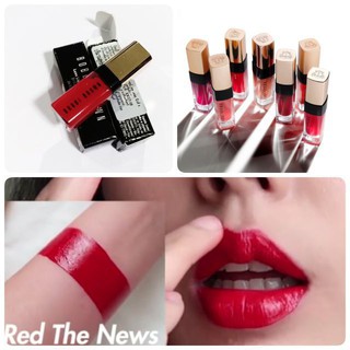 ของแท้ พร้อมส่ง !!  Bobbi brown Luxe Liquid Lip High Shine สี Red the news FULL SIZE6 ML