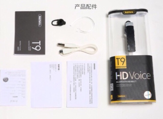 REMAX ของแท้ 100% หูฟังบลูทูธ Bluetooth HD Voice Small talk รุ่น T9