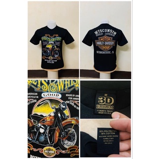 เสื้อยืด Harley (harley davidson) เสื้อยืด EMBLEM เสื้อผ้าผ้าบาง เสื้อเชิ้ตวินเทจ