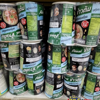 คนอร์ข้าวต้มรสกุ้งทรงเครื่อง แบบถ้วย ขนาด 40 กรัม x 6