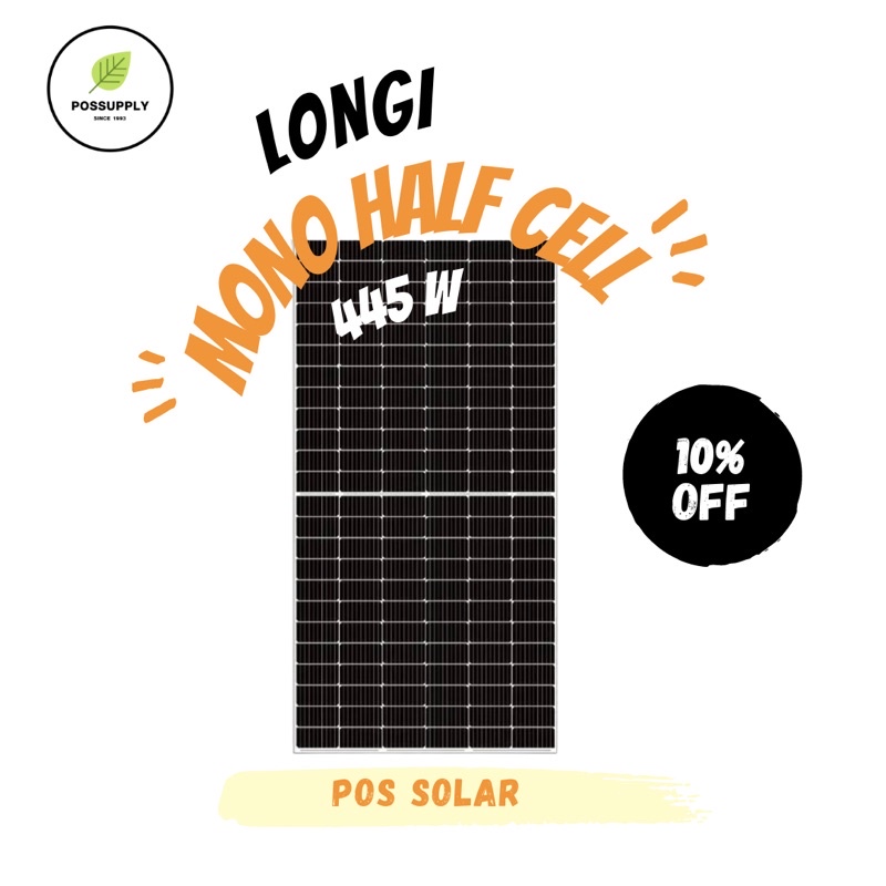 LONGi Mono 445W Half-Cell Tier-1