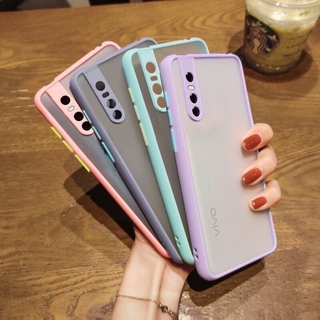 เคสโทรศัพท์ ผิวด้าน สีสันสดใส สำหรับ Vivo Y15 Y50 V17Pro V19 Y17 Y19 V9 S1 Pro Y50 Y30 Y70s Y50 Pro V11i X21 V15 Pro V5 Plus 4edk