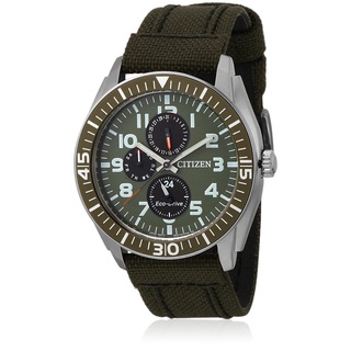 Citizen Eco-Drive Millitary นาฬิกาข้อมือผู้ชาย สายผ้าร่ม รุ่น AP4011-01W