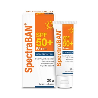 SpectraBAN Sunscreen Cream Anit UVA-UVB SPF50+ PA+++ สเปคตร้าแบน กันแดด ขนาด 20 ml 07524