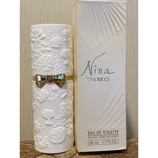 Nina (1987) Nina Ricci Eau de Toilette Vaporisateur Rechargeable 50 ml. Rare vintage 1990 NIB.