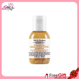 Kiehl’s Calendula Herbal-Extract Toner Alcohol-Free 40ml โทนเนอร์สำหรับคนเป็นสิว