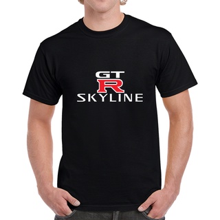 [S-5XL]เสื้อยืด พิมพ์ลายโลโก้รถยนต์ NISSAN GTR SKYLINE R34 สําหรับผู้ชาย S-3 829668