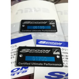 Spoon Sports Certified Badge for Engine