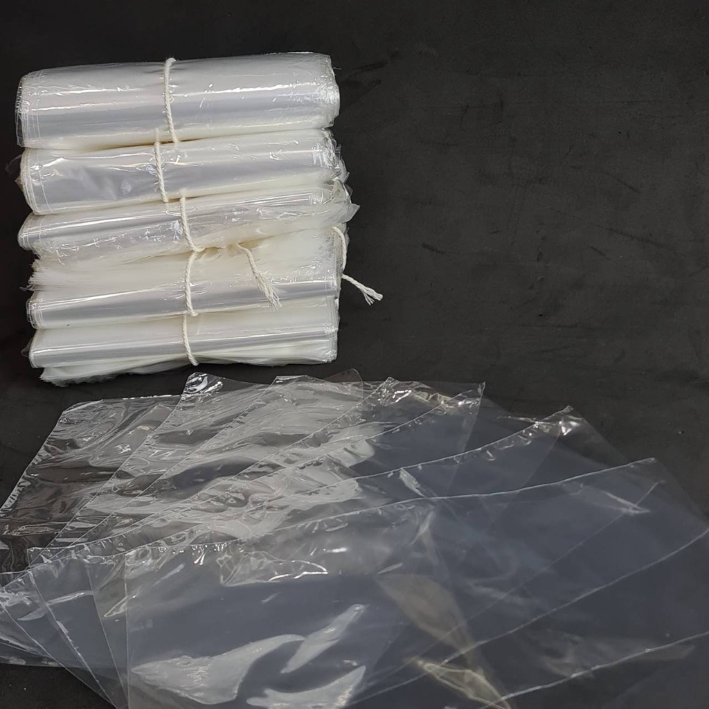 *ทักแชทเช็คขนาดก่อนสั่งซื้อ*ฟิล์มหด POFเนื้อนิ่ม สำหรับหุ้มกล่องผลิตภัณฑ์ (ปากถุง)กว้าง4.5"x ยาว8"