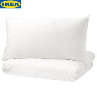 IKEA ÄNGSLILJA เอ็งส์ลิลยา ปลอกผ้านวม+ปลอกหมอน , สีขาว สีเทา สีเบจ ขนาด 3 ฟุต 5 ฟุต 6 ฟุต