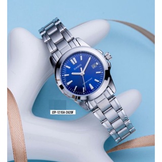 นาฬิกา Casio รุ่น LTP-1215A-2A2 ข้อมือ ผู้หญิงสายสแตนเลส หน้าปัดน้ำเงิน - ของแท้ 100% รับประกันสินค้า 1 ปีเต็ม