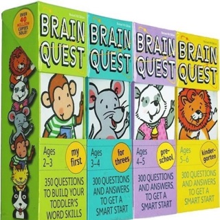 แบบฝึกถาม-ตอบ เป็นที่ชื่นชอบของเด็กทั่วโลก ชุด Brain Quest (2-6 Ages)