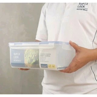 super lockกล่อง​อาหารขนาด4200ml. (5057)